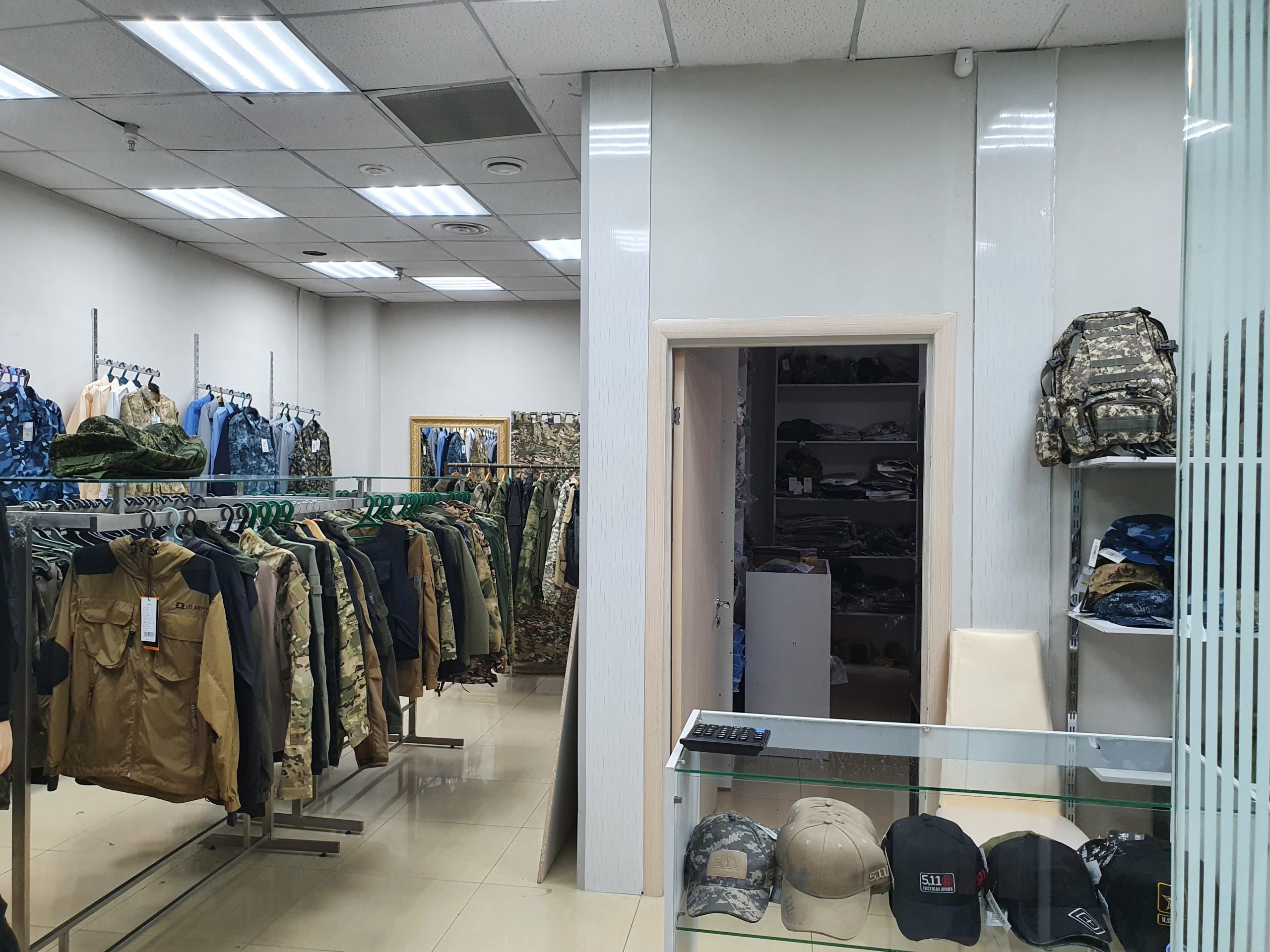 Продам действующий магазин по продаже специализированной тактической одежды